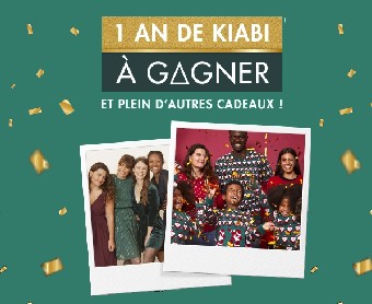 Concours de Noël Kiabi : 400€ de vêtements, 121 cartes cadeaux, 10