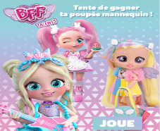 Jeu Gulli : 17 poupées BFF (29€) à gagner