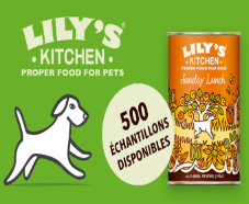 GRATUIT : 500 échantillons chiens Sunday Lunch de Lily’s Kitchen