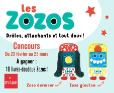 A gagner : 10 livres-doudous Zozo