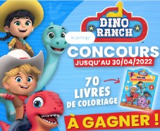 A remporter : 70 livres de coloriage Dino Ranch