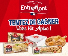 Kits apéro gourmands Entremont GRATUITS