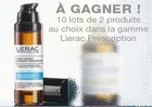 10 lots de 2 produits Lierac Prescription à gagner !