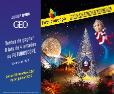 Futuroscope : 8 lots de 4 entrées à gagner