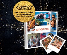 10 coffrets SMARTBOX de 59€ à gagner