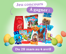 A gagner : 5 magnifiques lots de chocolats de Pâques (Kinder, Lindt, Smarties...)