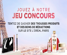 L’Oréal : Trousses de produits à gagner !