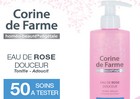 Testez l’Eau de rose Douceur de Corine de Farme