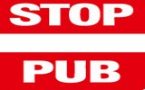 Autocollant Stop à la pub