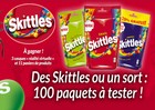 Bonbons Skittles Fruits : 100 GRATUITS !