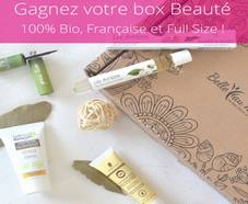 Gagnez votre Box Beauté Bio 