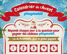 Calendrier de l’Avent PLAYMOBIL : 120 boîtes à gagner !