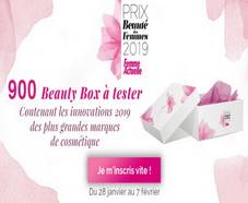 900 box Beauté gratuites à recevoir !