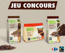 Jeu Carrefour : 90 boites de café Bio à gagner !