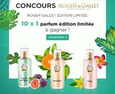 10 parfums Roger & Gallet Edition limitée à gagner !