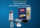 Kit cuisine gratuit Barilla