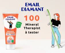 100 dentifrices gratuits Email Diamant Minéral Therapist