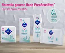 50 gammes complètes de produits Nana Pure Sensitive à recevoir gratuitement