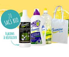 A gagner : 20 sacs de produits d’entretien bio Etamine du Lys 