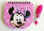 Bloc-notes + stylo Minnie Mouse