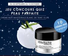 A remporter : 10 crèmes de nuit Magistrale Blanc de teint Ella Baché