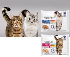 70 sachets alimentation chat Perfect Fit offerts