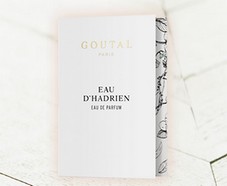Echantillons de parfum Eau d’Hadrien de Goutal Paris à recevoir !