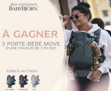 A gagner : 3 sublimes porte-bébé BabyBjörn 