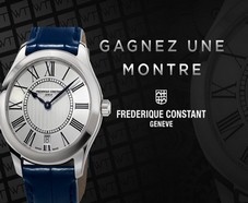 En jeu : 1 montre Frédérique Constant Ladies Classics Quartz de 630€