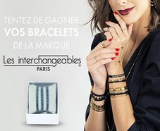 A remporter : 20 coffrets de bracelets Les Interchangeables