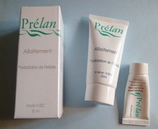 A recevoir : échantillon de crème Prélan