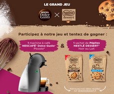 Jeu Nestlé : 2420 machines Nescafé Dolce Gusto Piccolo + 2420 sachets de pépites chocolat à gagner !