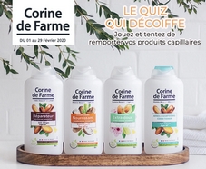 En jeu : 3 routines capillaires Corine de Farme