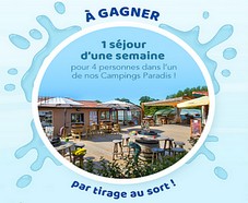 A gagner : 1 Séjour en camping + 7 enceintes Bluetooth 