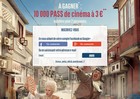 10 000 pass Cinéma à 3 euros 