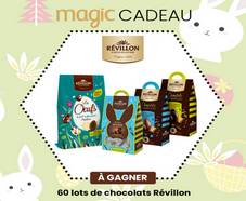 En jeu : 60 lots de paquets de chocolats Révillon !!!