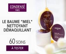 60 baumes Miel Condensé Paris offerts en test