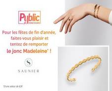 A gagner : 17 joncs Madeleine plaqués de la marque Saunier 