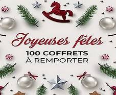 100 coffrets de Noël à gagner !