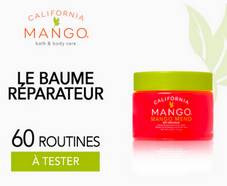 60 Baumes réparateurs de California Mango offerts