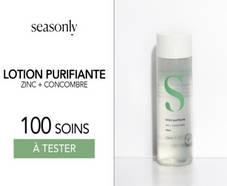 100 lotions purifiantes Seasonly offertes