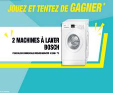 En jeu : 2 machines à laver BOSCH