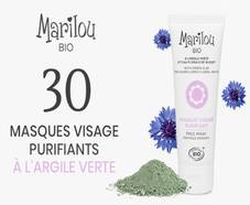 30 masques purifiants Marilou Bio offerts