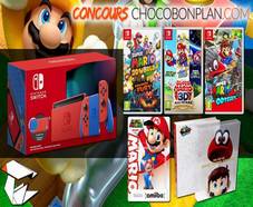 A gagner : Pack Nintendo Switch (avec console + jeux)