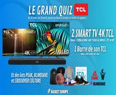 En jeu : 2 Smart TV 4K TLC, 1 barre de son et d’autres lots ! 