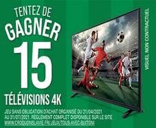 En jeu : 15 téléviseurs 4K !