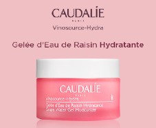 Caudalie : 200 Gelées d’eau de raisin hydratante Vinosource-Hydra gratuites