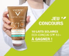 A gagner : 10 laits solaires Vichy