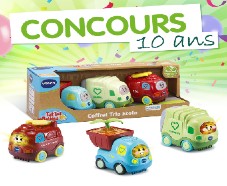 Jouets Tut Tut Bolides de VTECH à gagner !