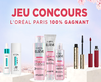 Concours L’Oréal Paris : box make-up, coffrets beauté... à gagner !